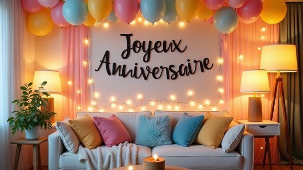 Créer une ambiance festive : conseils déco pour un anniversaire mémorable
