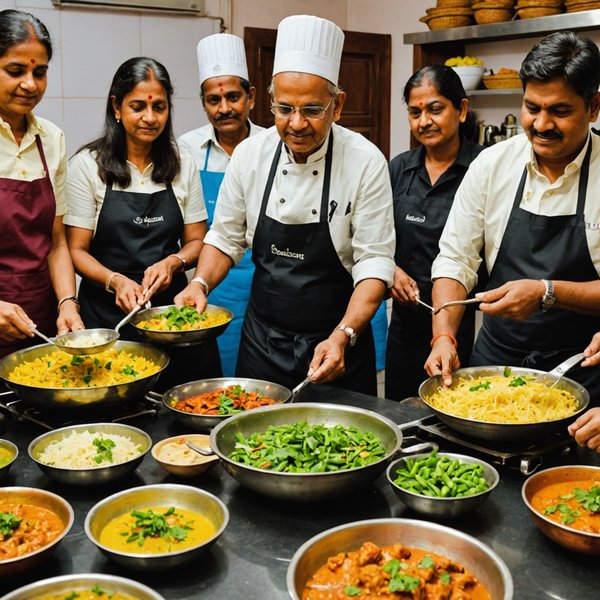 Où trouver des cours de cuisine traditionnelle en Inde ?