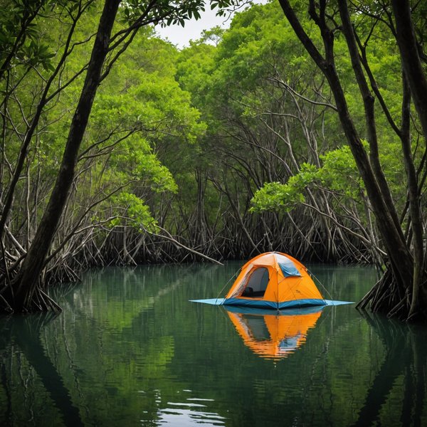 Quels sont les meilleurs conseils pour un camping en région de mangroves en été?