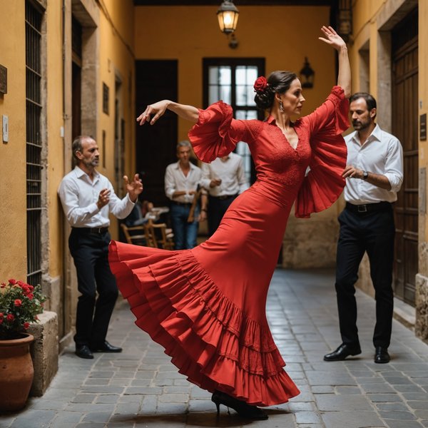Quelles locations de vacances en Espagne offrent des cours de flamenco et des visites de bodegas?